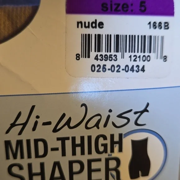 ASSETS by Sara Blakely Hi-Waist Mid-thigh Shaper in Nude Size 5 - Picture 2 of 3